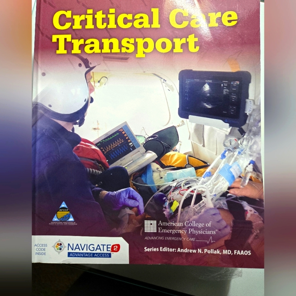 Critical Care Transport Book 2nd edition